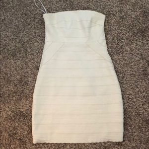 White cocktail dress